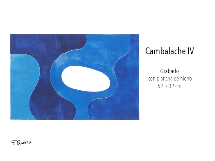 Grabado "Cambalache VI" de Federico Osorio