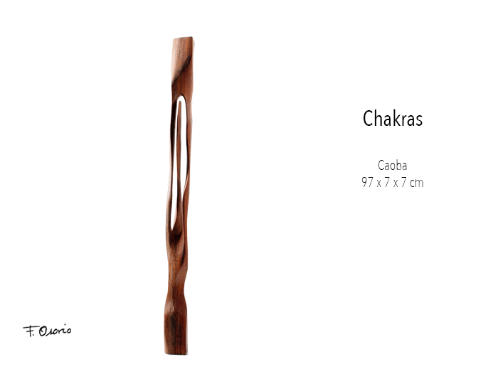 Escultura "Chakras" de Federico Osorio