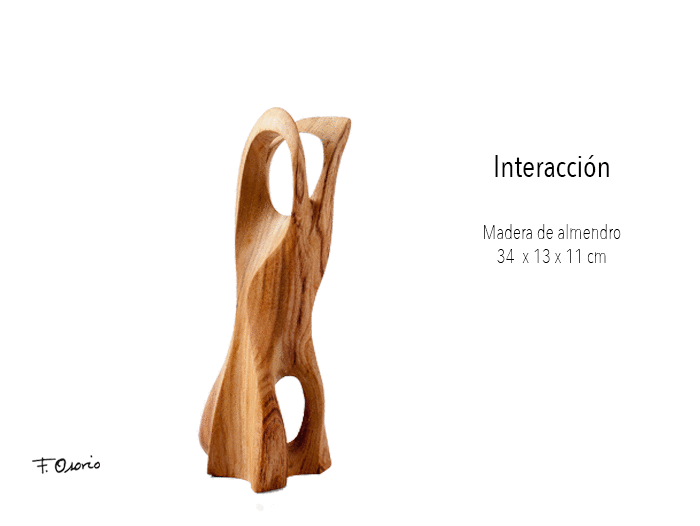 Escultura "Interacción" de Federico Osorio