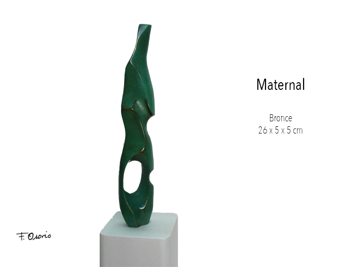 Escultura "Maternal" de Federico Osorio