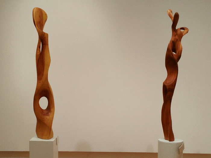 Esculturas de Federico Osorio en la exposición Intemporales