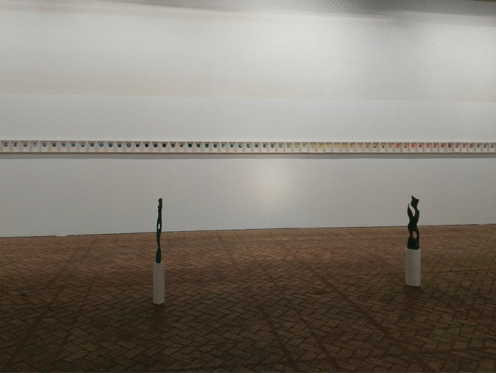 Vista de la exposición Ensueños" de Federico Osorio